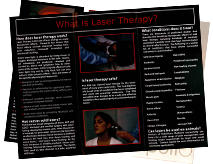Laser Therapy Brochure Front